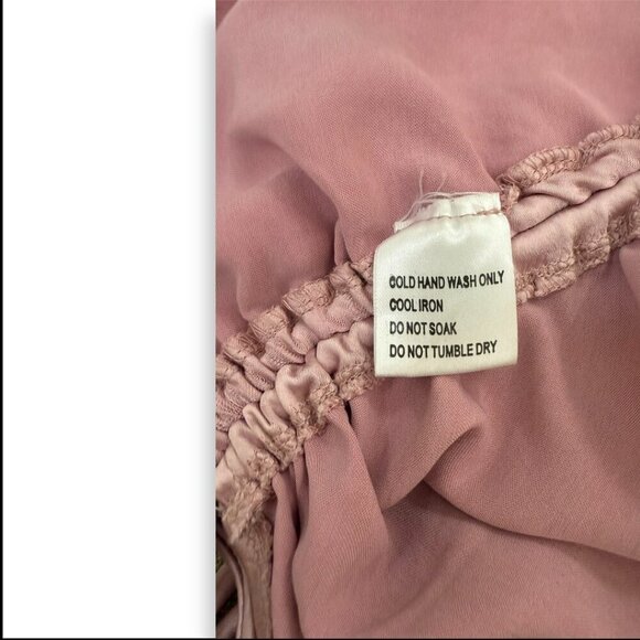 Hello Molly Pink Cocktail Dress Runched Sides Size Small - Picture 6 of 6